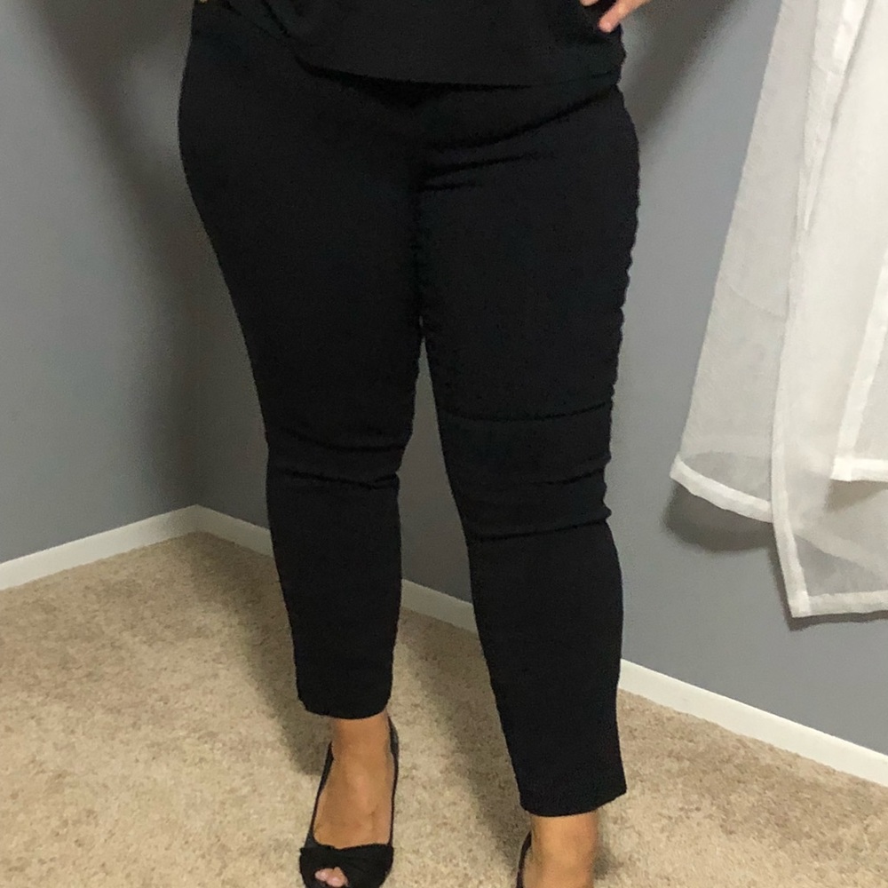 Black ankle pants